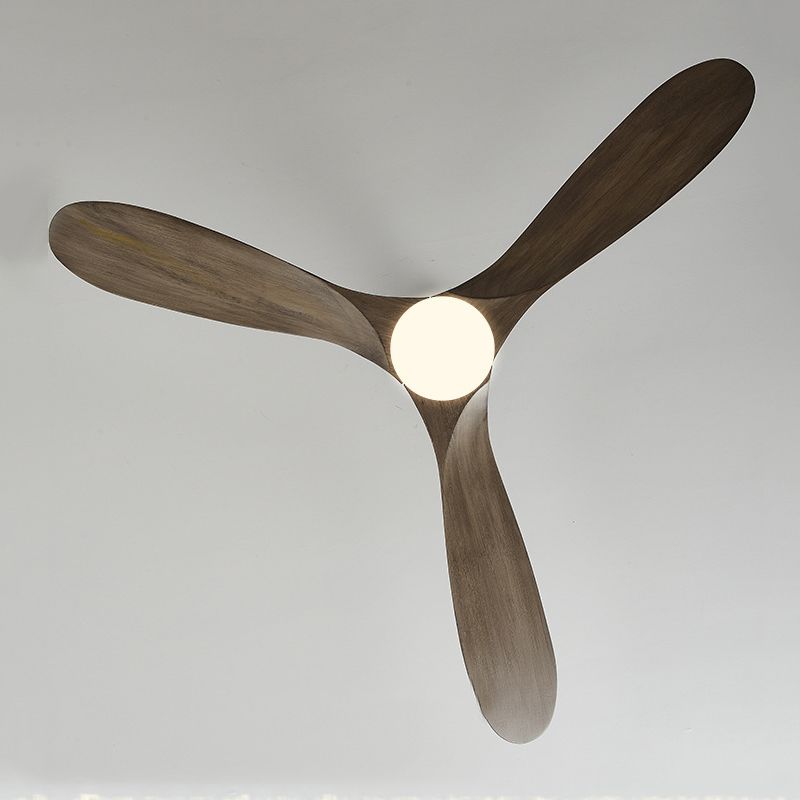 Simple LED Ceiling Fan Light Fixture Nordic Ceiling Flush Mount for Kids' Room