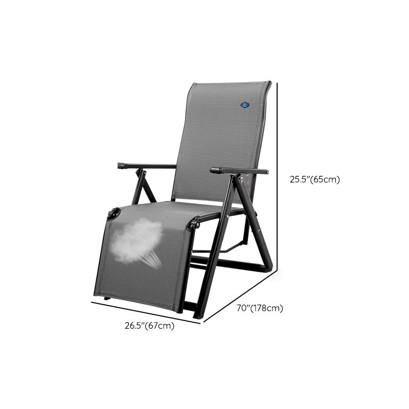 Metal Single Ergonimic Recliner Contemporary Standard (No Motion) with Arm