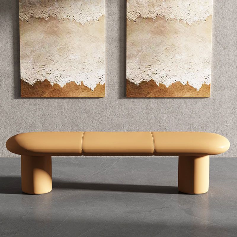 Bedroom Upholstered Bench Contemporary Seating Bench with Legs