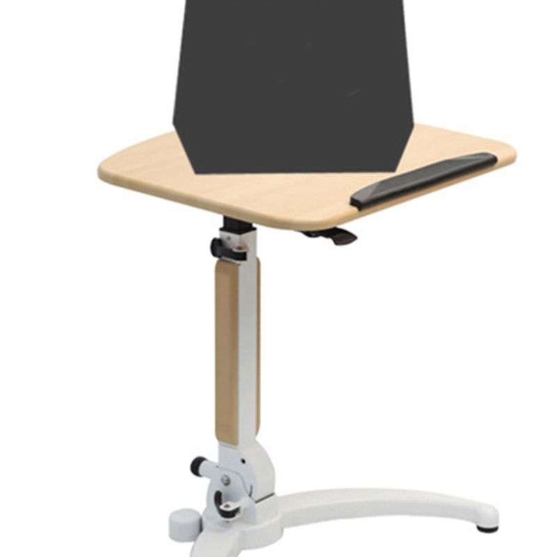 Art Desk with Casters 20.5"W Kids Desk Adjustable Lap Desk Wood and Metal Desk