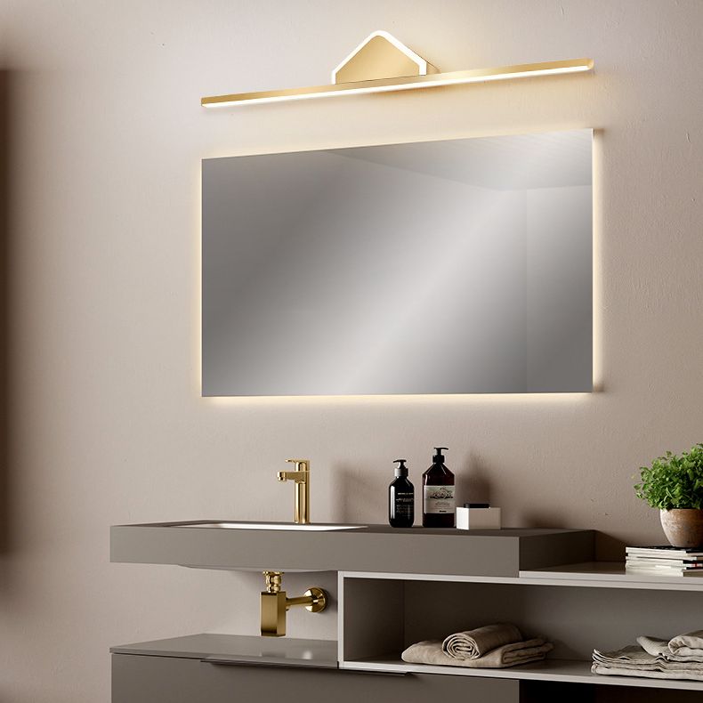 Modern Minimalist Style Linear Vanity Sconce Lights Metal Bar Light for Toilet