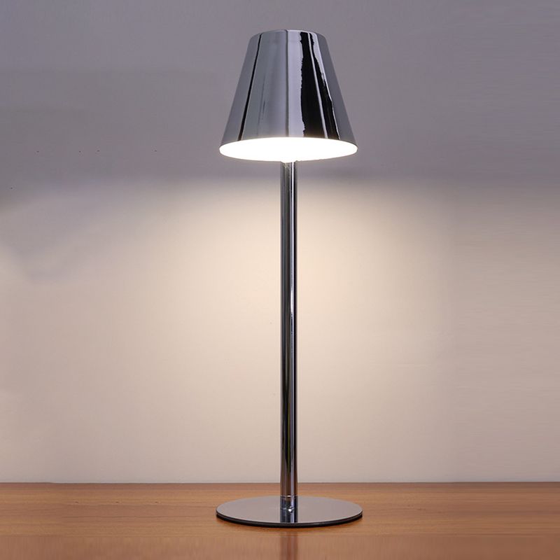 Contemporary Table Lamp 1-Light LED Metal Cone Table Light for Dining Room