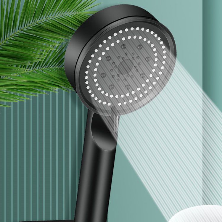 Contemporary Shower Head Combo Handheld Shower Head Plastic Wall-Mount Round Shower Combo