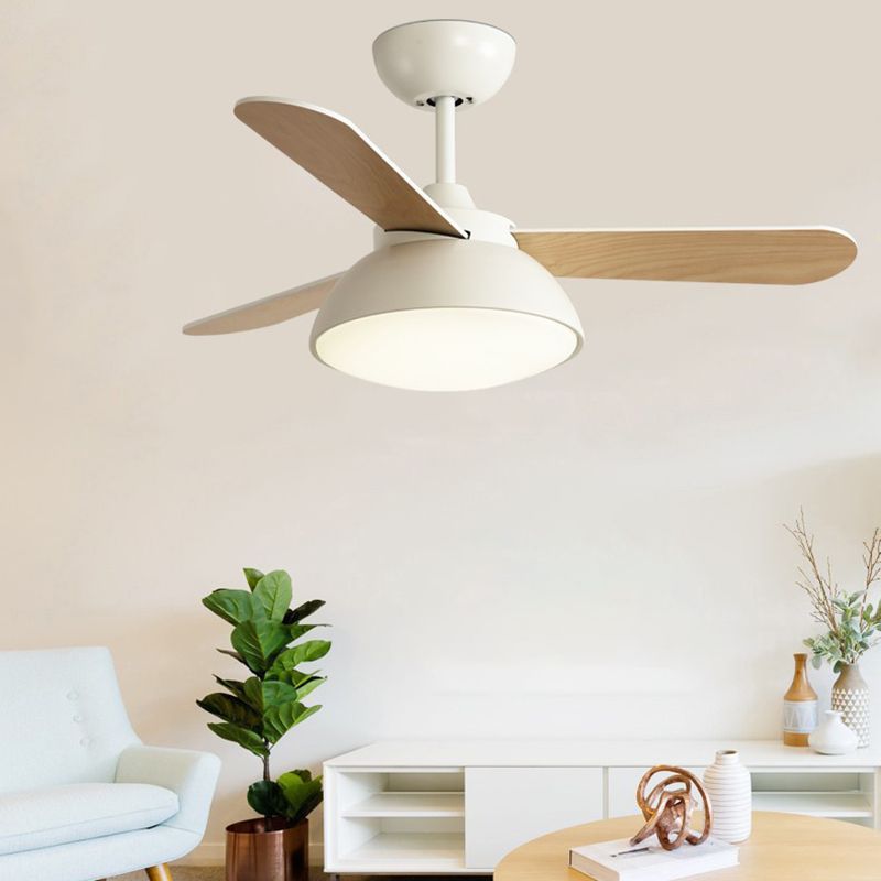 Modern Style Ceiling Fan Lighting Metal 1 Light Ceiling Fan Lighting for Children's Room