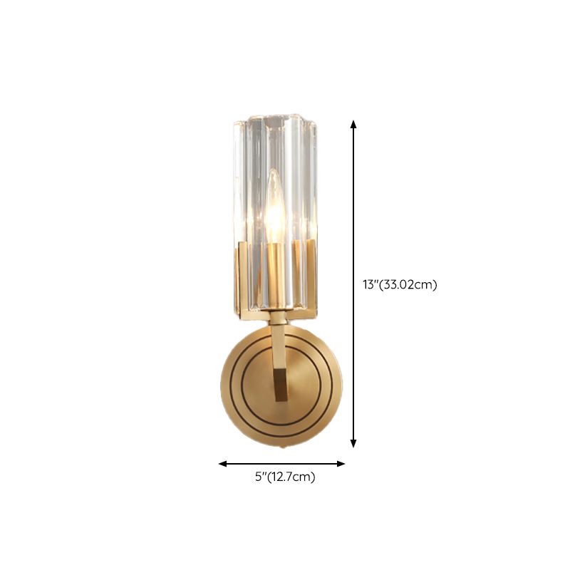 Post-Modern Wall Light Sconces Copper Wall Light Fixture in Gold