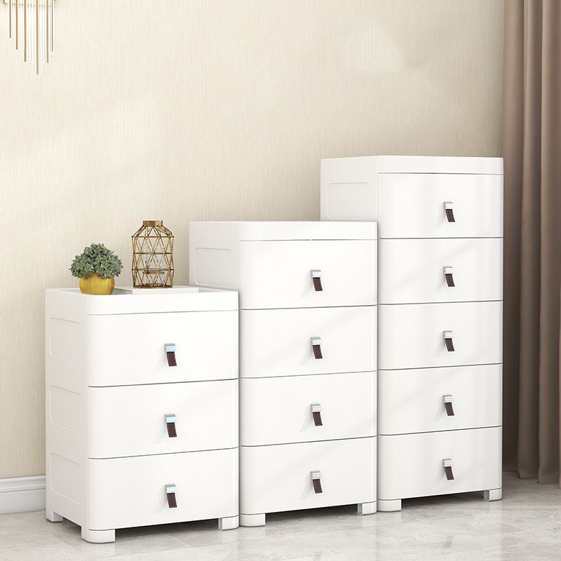 15.6 Inch W Scandinavian Kids Nightstand Plastic Chest Nursery Dresser