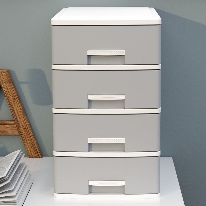 Lateral Plastic Filing Cabinet Contemporary Filing Cabinet with Drawers for Home Office