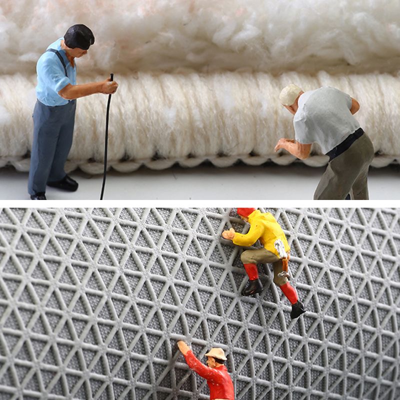 Multi-Color Comfort Rug Polypropylene Geometric Pattern Area Carpet Non-Slip Backing Stain-Resistant Indoor Rug for Decor