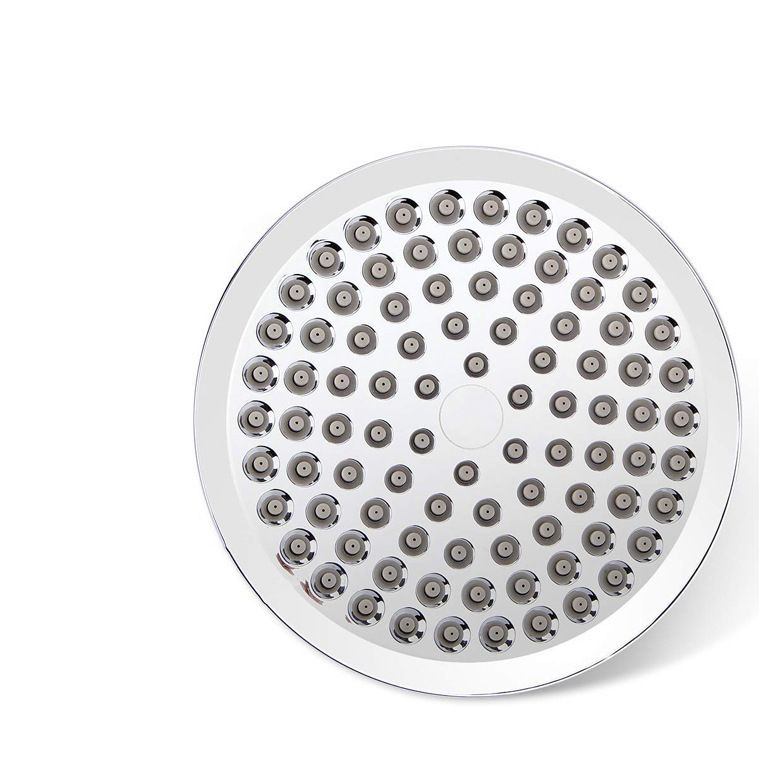 Traditional Shower Head Plain Metal Round Handheld Shower Head