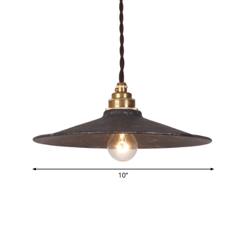 Enkele gearceerde ophanging verlichting industriële metalen hanger plafondlamp voor bistro