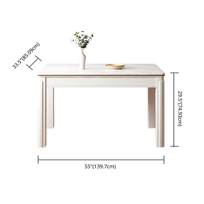 Modern Fixed Dining¬ † Room¬ † Table¬ † Set marmer top eetkamer meubels voor restaurant