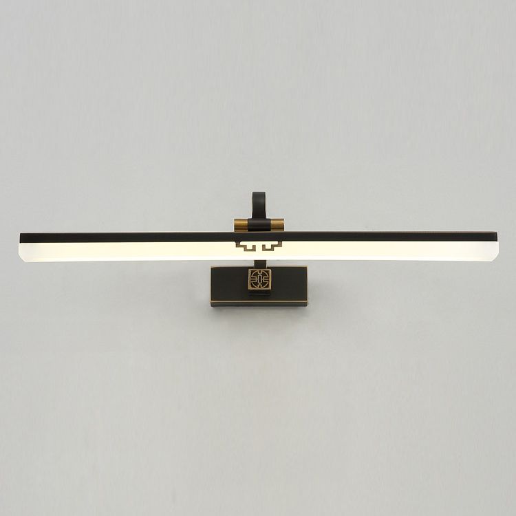 Lineaire vorm Wandverlichting in moderne stijl metalen 1-licht SCONCE-lamp voor badkamer