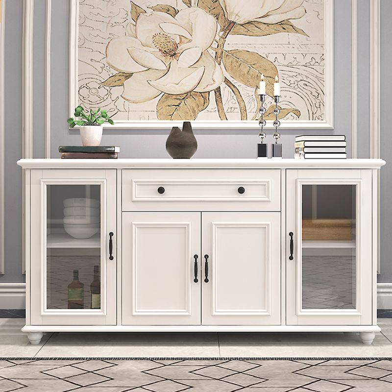 Contemporary Style Sideboard Solid Wood Sideboard for Kitchen