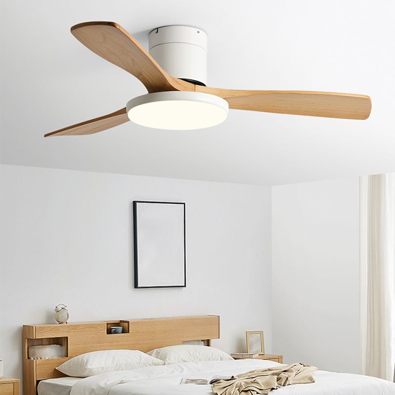 Unique Shape Ceiling Fan Light Kids Style Metal Single Light Ceiling Fan Lamp for Bedroom