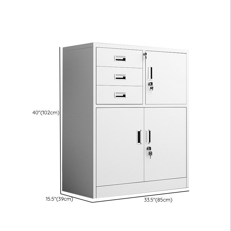 Modern Filing Cabinet Steel Lock and Storage Fire-Resistant File Cabinet