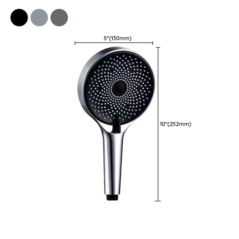 3 Sprays Shower Head Wall-Mount Adjustable Spray Pattern Handheld Shower Head