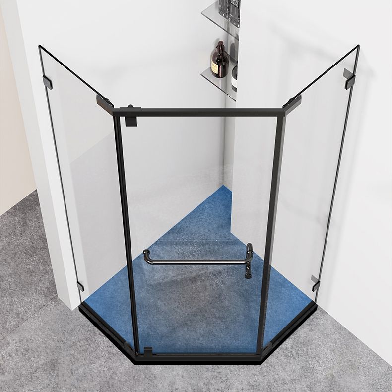 Neo-Angle Tempered Glass Shower Enclosure with Shower Door Corner Shower Enclosure