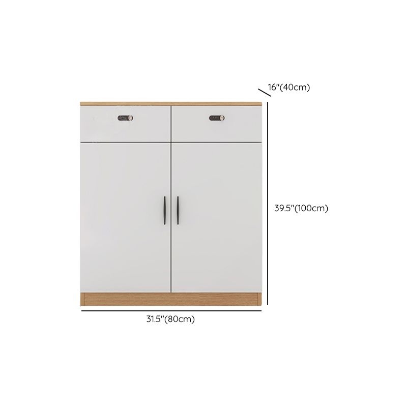 Wooden Filing Cabinet White File Cabinet for Home and Office