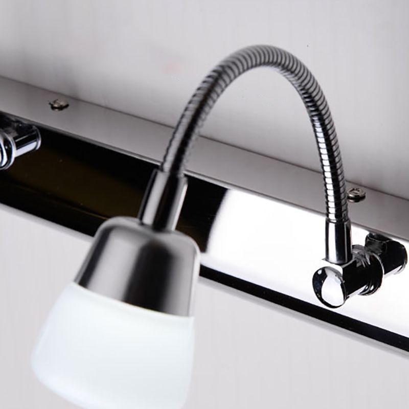 Moderne stijl ijdelheid licht eenvoudig led spiegel voorlicht met acryl tint voor badkamer