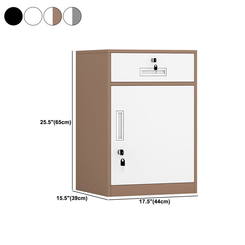 Modern Cabinet Metal Locking Drawers and Storage File Cabinet