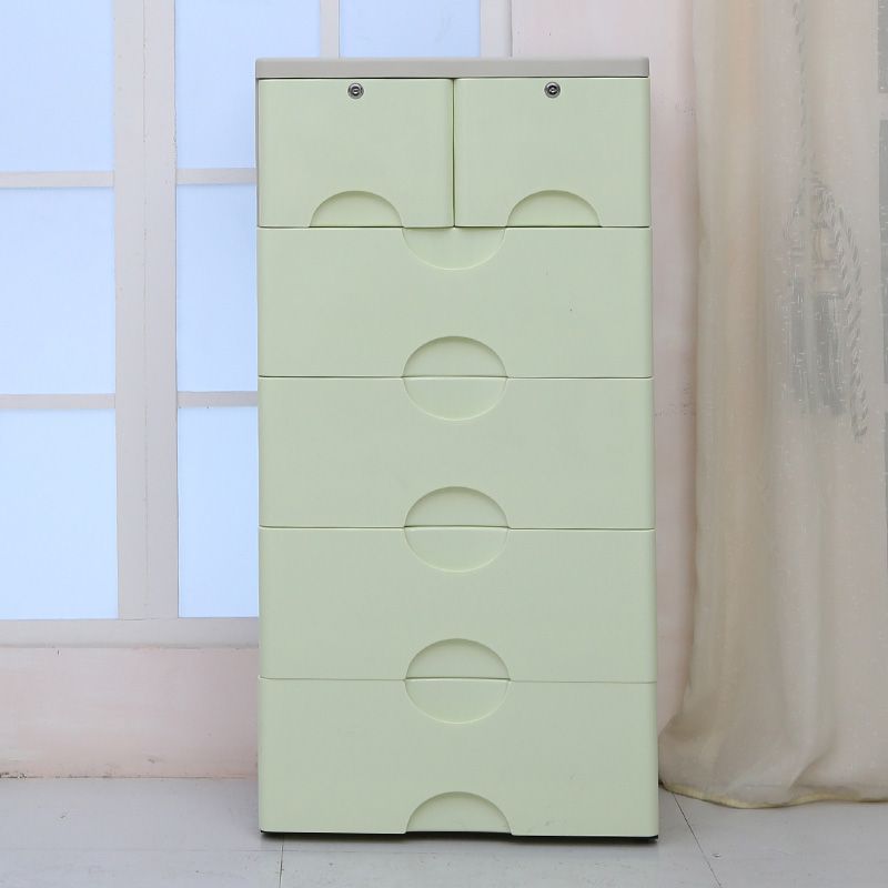 Modern Armoire Closet Plastic Bedroom Armoire - 22.83"L x 15.75"W x 44.88"H