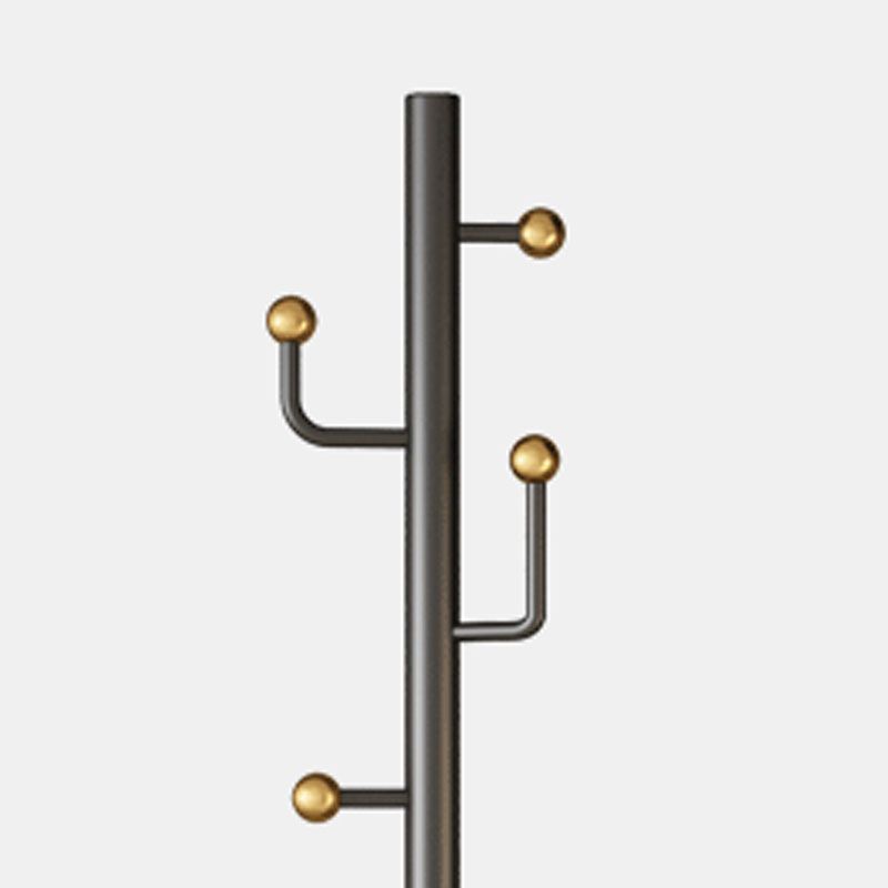 Glam Coat Rack Free Standing Coat Hook Metal Hall Stand Living Room