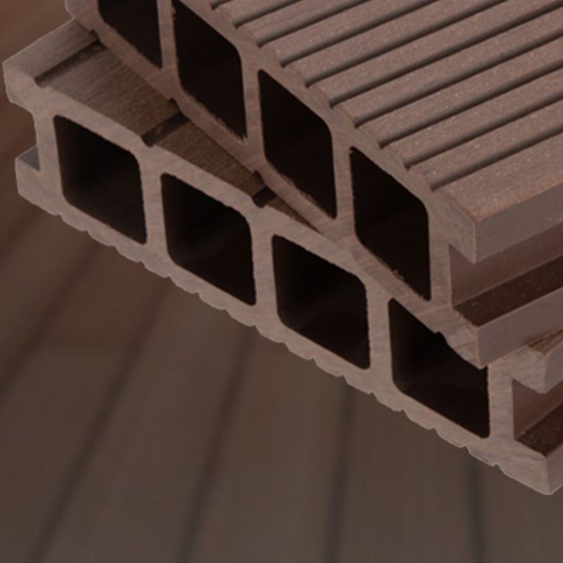 Composite Deck Tiles Pure Color Water Resistant Outdoor Flooring