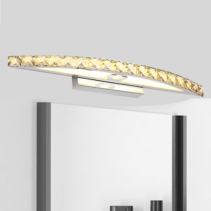 Metal Linear Vanity Wall Lights Contemporary Style 1 Light Vanity Lighting Ideas