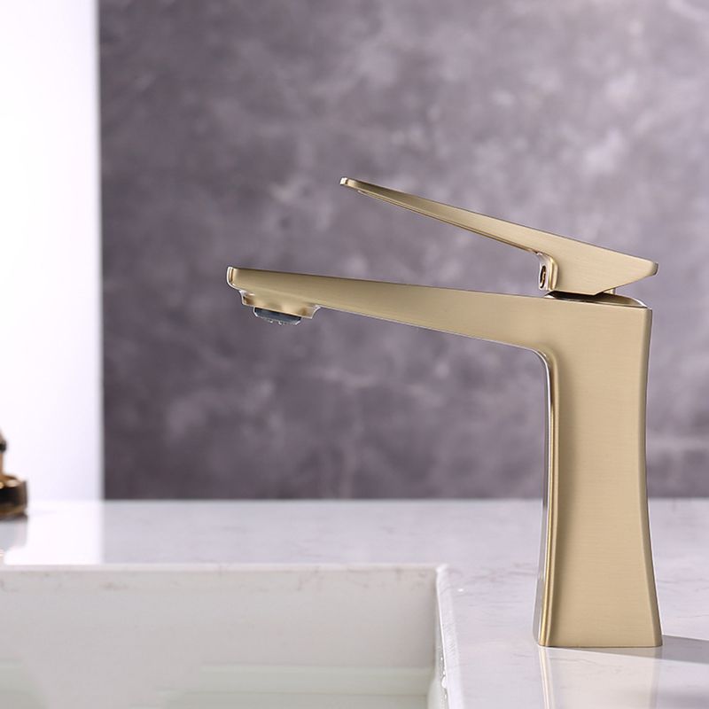 Glam Vessel Sink Faucet Brass Lever Handles with Drain Assembly Basin Lavatory Faucet