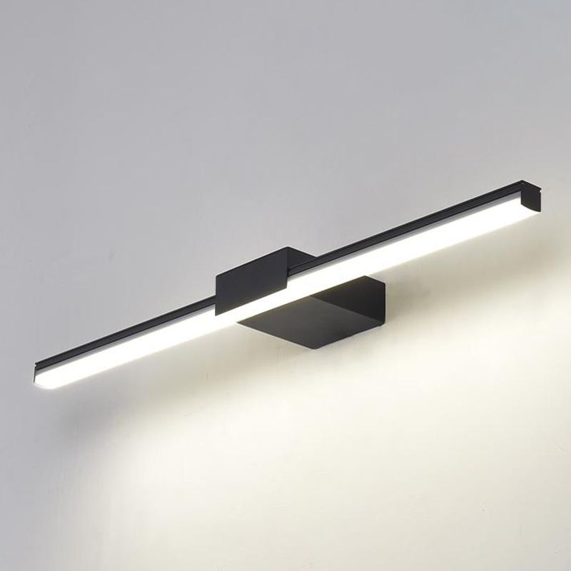 Metal Linear Shape Wall Lights Modern Style 1 Light Wall Mount Fixture for Living Room