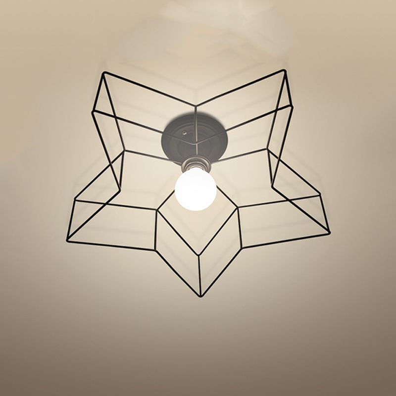 Star Shape Flush Mount Ceiling Fixture Modern Flush Ceiling Lights for Dining Room