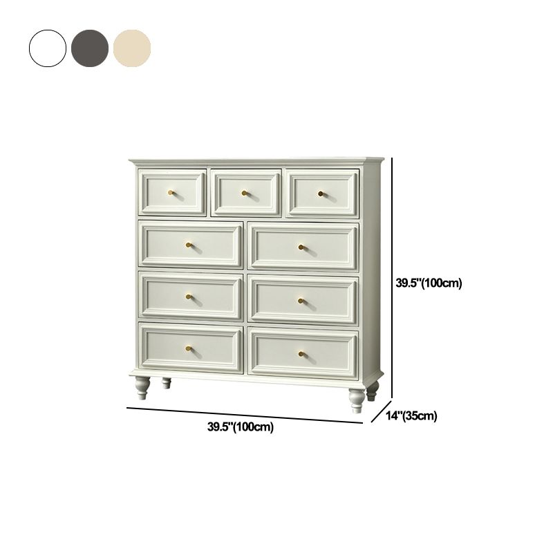 7 / 9 Drawers Storage Chest Living Room Wooden Double Dresser in 3 Colors