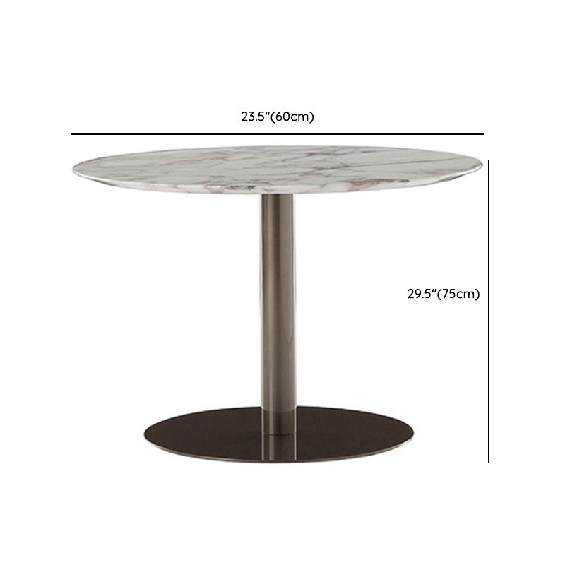 Contemporary Metal Frame Patio Table Water Resistant Dining Table