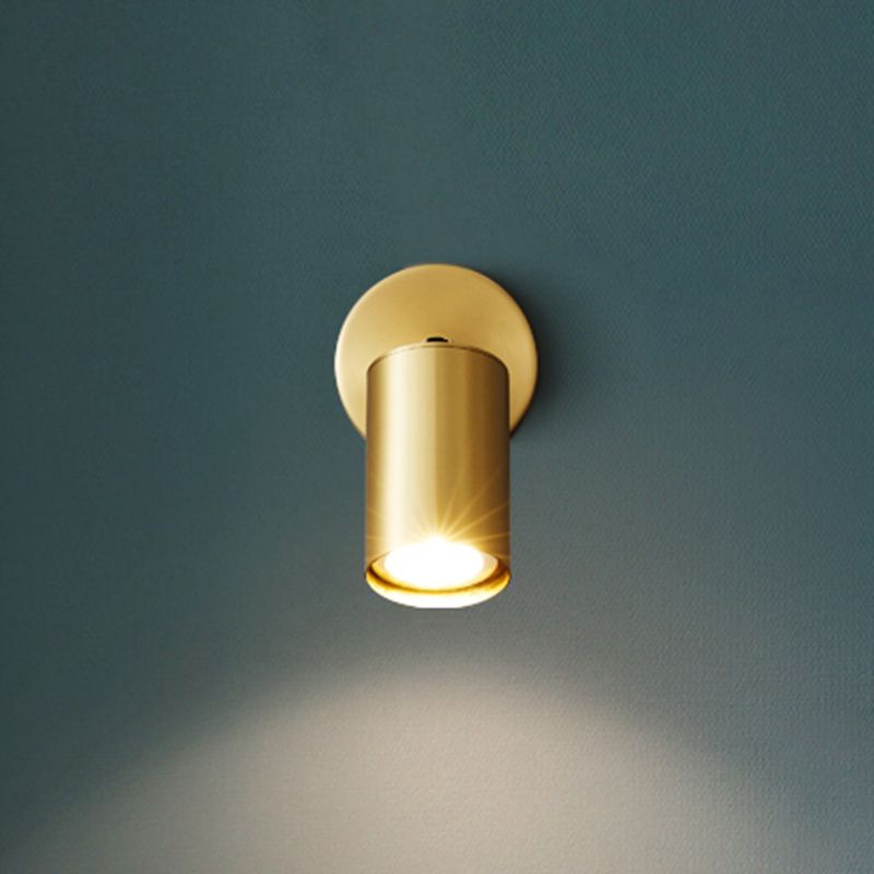 Solid Brass Bath Sconce Post Modern 1 / 2 Lights Bathroom Lighting in Black / Gold