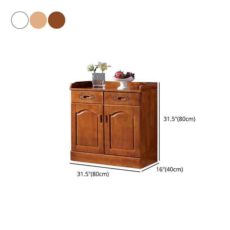 Modern Style Solid Wood Sideboard Table Kitchen Sideboard with Door