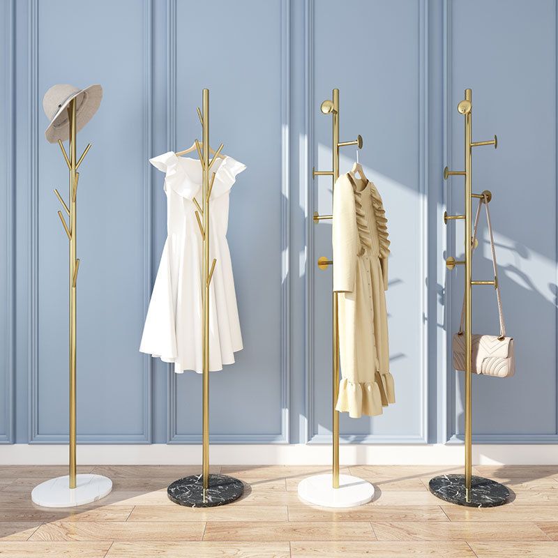 Light Luxury Entryway Kit Free Standing Coat Hanger with Coat Hooks