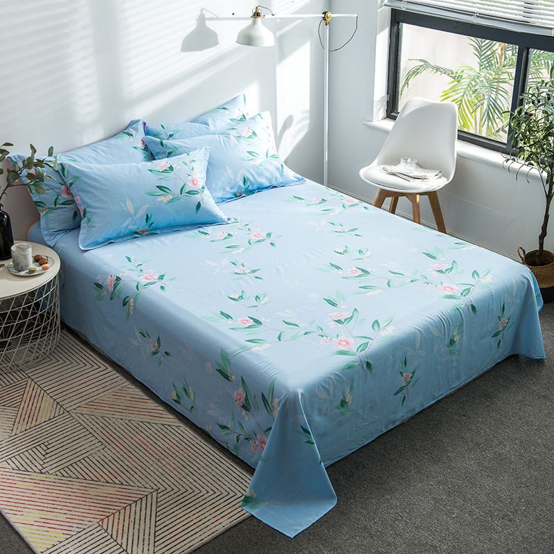 Cotton Fitted Sheet One Piece Summer Style Bedroom Simple Bed Sheet