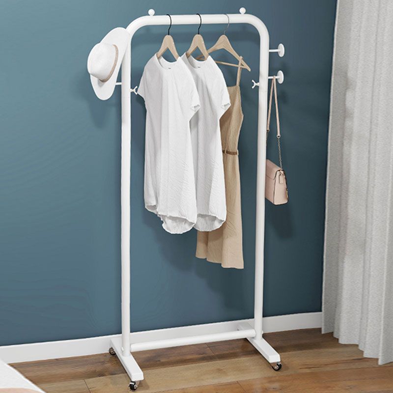 Gorgeous Metal Coat Rack Simple Plian Coat Hooks Coat Rack With Castors