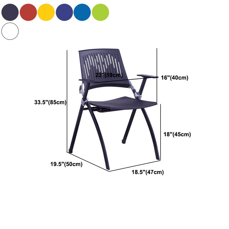 Modern Conference Chair with Mid Back Metal Frame Office Chair