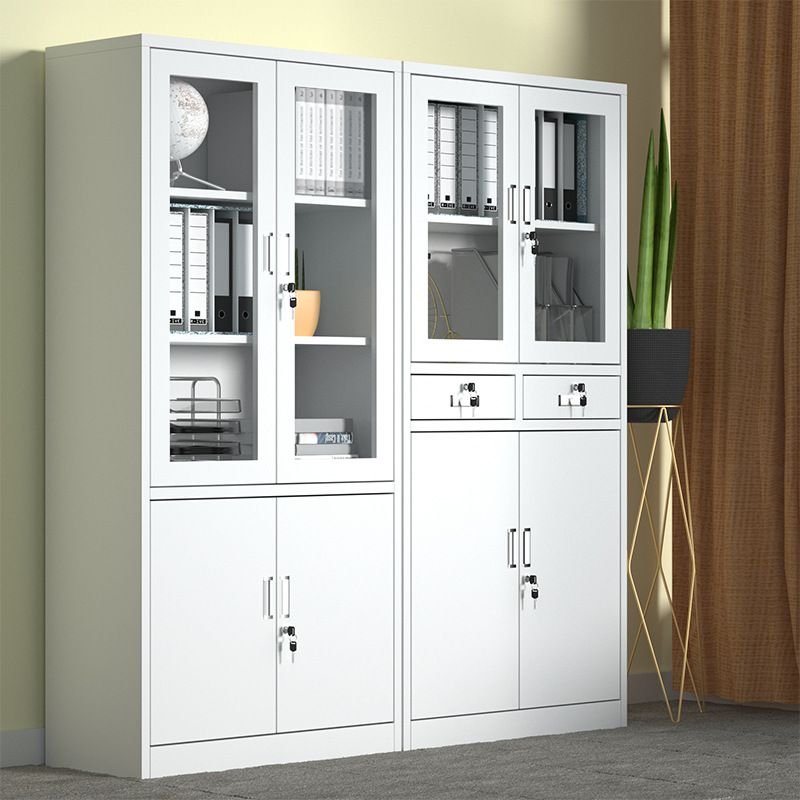 Leisure Vertical Cabinet Solid Color Locking Metal File Cabinet