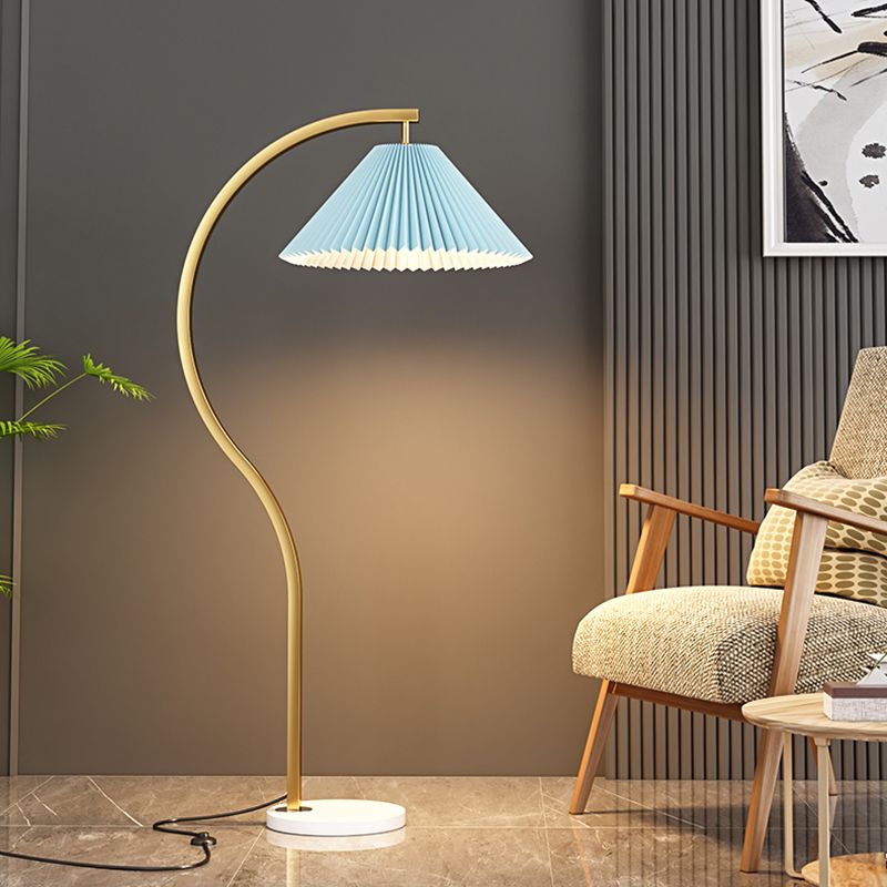 Floor Light Minimalist Style Fabric Floor Lamp for Living Room