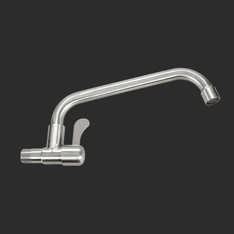 Modern Faucets 1-Handle and 1-Hole Single Level Stainless Steel Bar Faucet