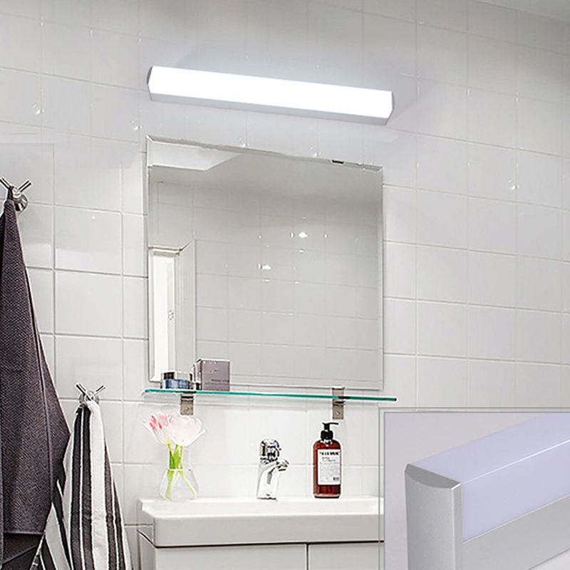 Luces de apliques modernas de tocador de 1 luz de pared de pared de 1 luces para el baño