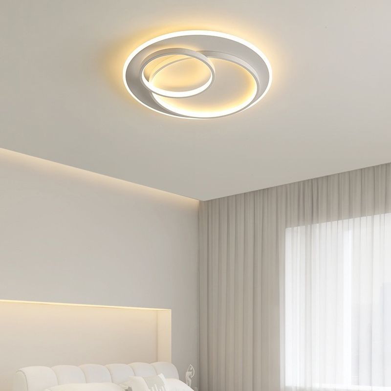 Modernism LED Ceiling Light White Flush Mount Lighting for Hallway