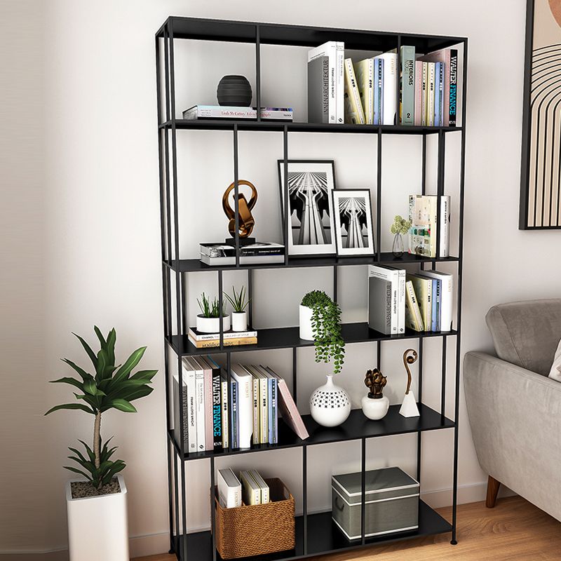 Libreria Etagere in metallo aperto moderno scaffale rettangolare