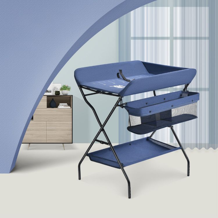 Folding Baby Changing Table Portable Changing Table  with Pad