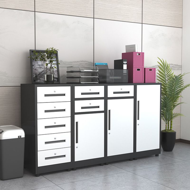 Steel Filing Cabinet Vertical File Cabinet with Lock and Storage