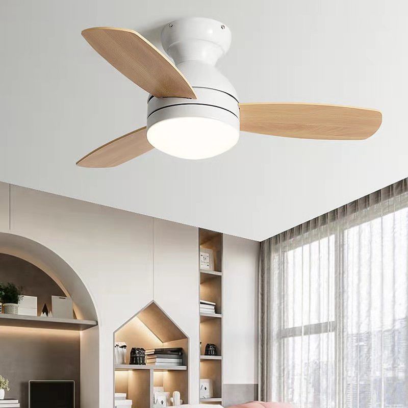 Metal Ceiling Fan Lamp Modern Style 1 Light Ceiling Fan Lighting for Children's Room