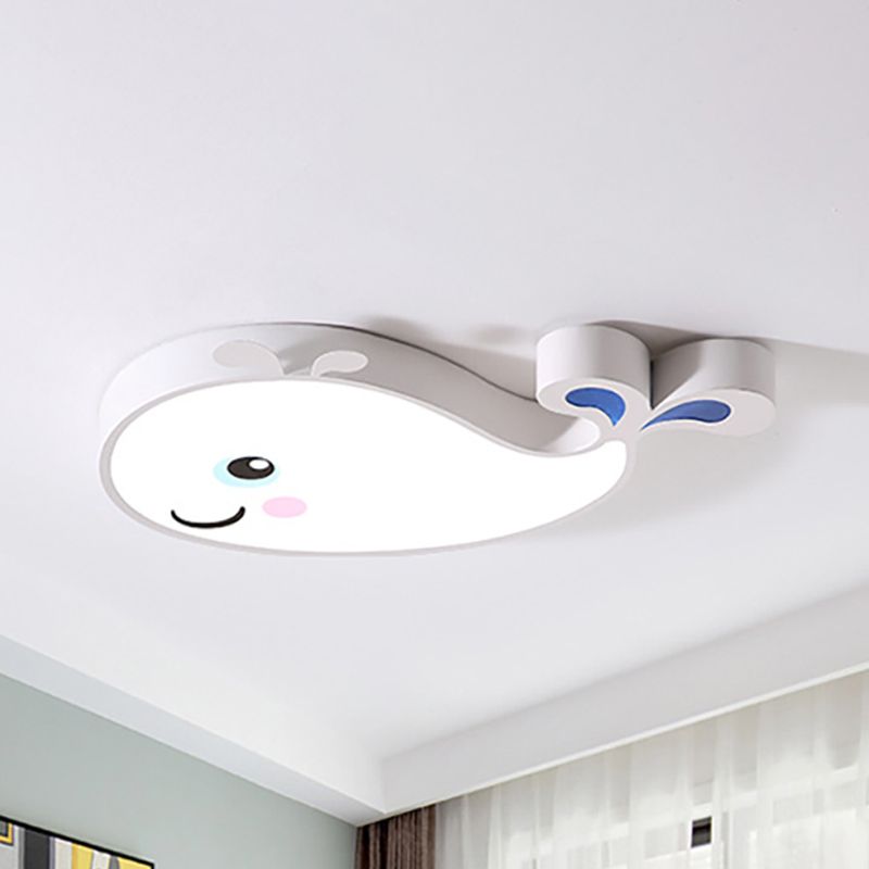 Dolphin Kindergarten Ceiling Light Fixture Acrylic Cartoon Ceiling Light Fixture