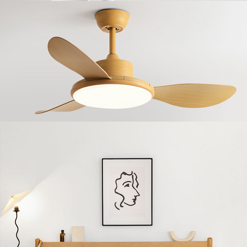 Unique Shape Metal Ceiling Fan Light Kids Style Single Light Ceiling Fan Lamp